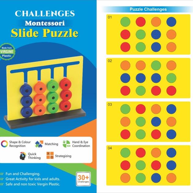 Montessori Slide Puzzle